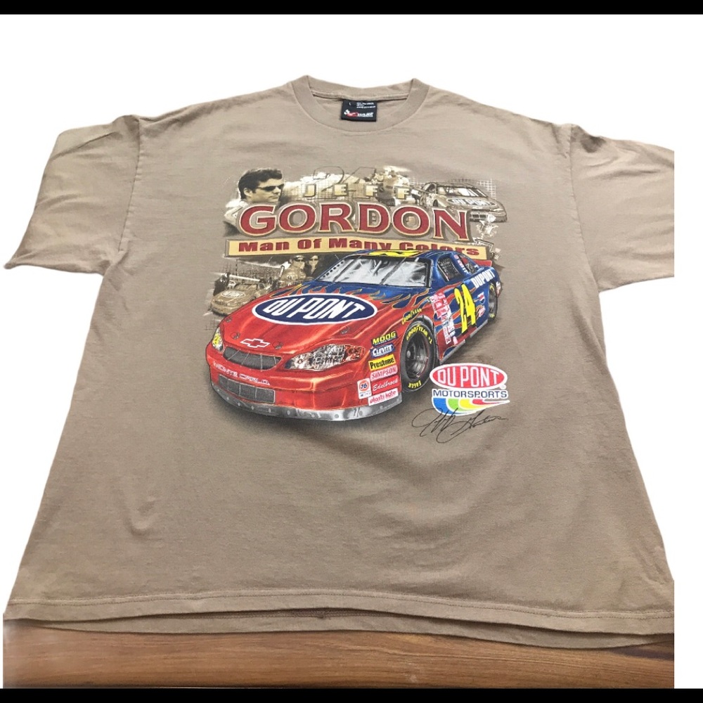 Jeff Gordon NASCAR 2001 Shades Of Victory Large Y2K Vtg